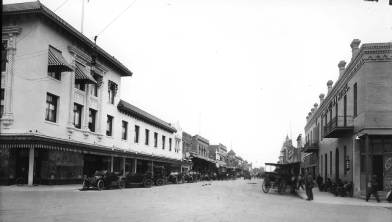 Main Street near M Street, Looking East, 1912