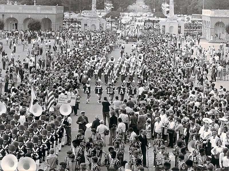 Falcons on parade 1973-7-18