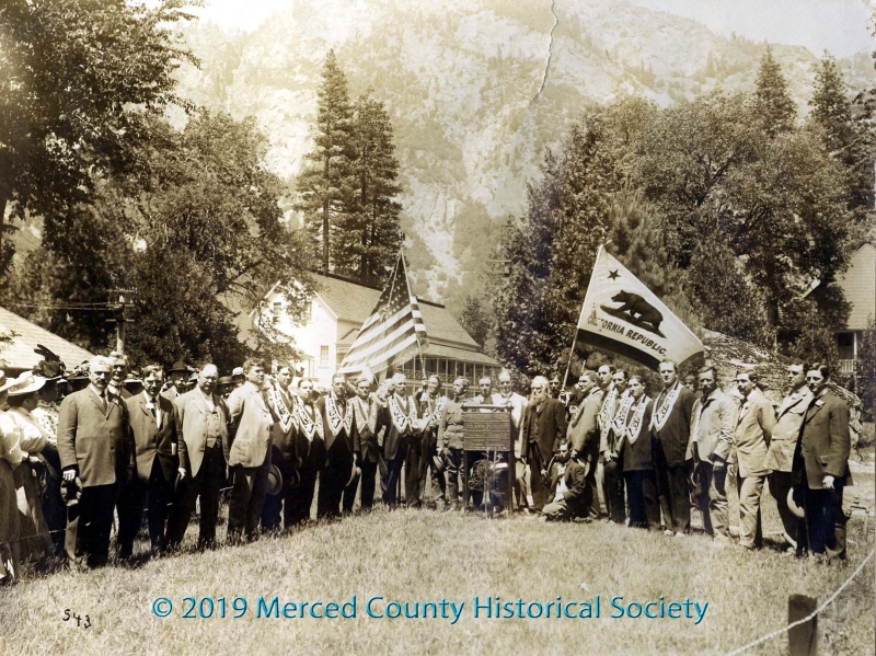 First convention ever in Yosemite Valley was held by Native Sons of the Golden West in 1908.
